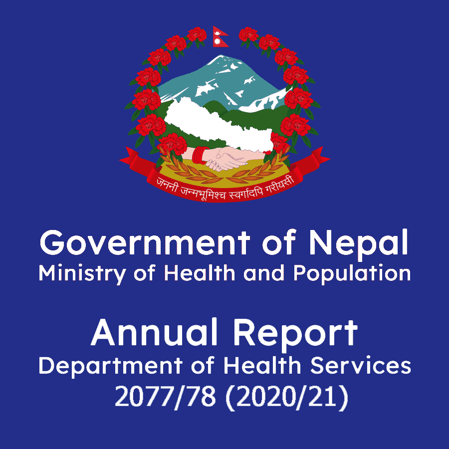 DoHS Annual Report – Department of Health Services 2077/78 (2020/21)